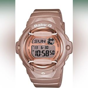 Casio Sports Watch Women's Bg169G Pink Champagne Watch